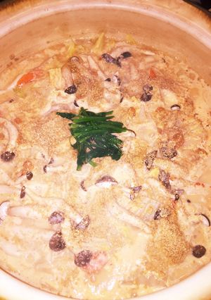 豆乳と白菜のピリ辛豆乳鍋♪-レシピのメイン写真