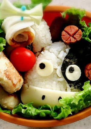 キャラ弁☆牛さん-レシピのメイン写真