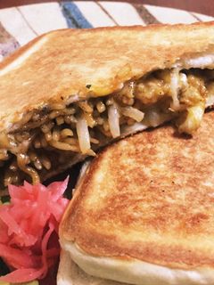 極みホットサンド「焼きそば」-レシピのメイン写真