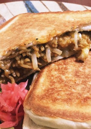 極みホットサンド「焼きそば」-レシピのメイン写真