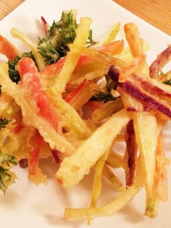 カラフル人参のかき揚げ-レシピのメイン写真