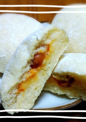 レンジで簡単ふわふわ☆白パンでピザパン-レシピのメイン写真
