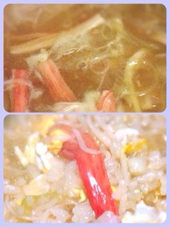 簡単カニカマ雑炊-レシピのメイン写真