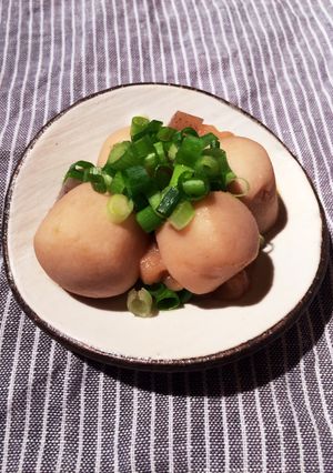 里芋とこんにゃくの煮物-レシピのメイン写真
