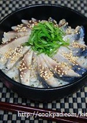 大葉香る☆しめサバ丼-レシピのメイン写真