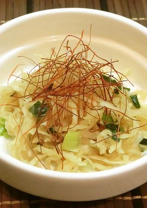 切り干し大根と九条ネギのだしつゆ煮-レシピのメイン写真