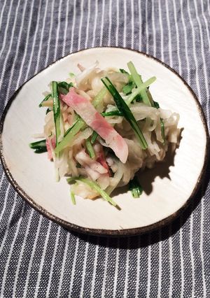 切り干し大根とベーコンの炒め物-レシピのメイン写真