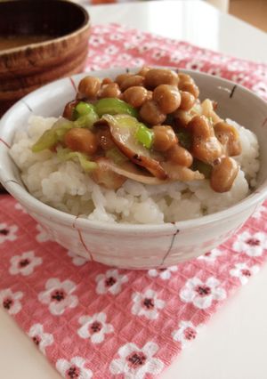簡単☆朝の納豆ごはん-レシピのメイン写真