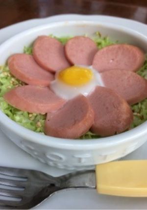 お花が咲いた♪ソーセージココットカマン-レシピのメイン写真