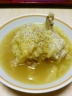 手羽元とキャベツのバター煮-レシピのメイン写真