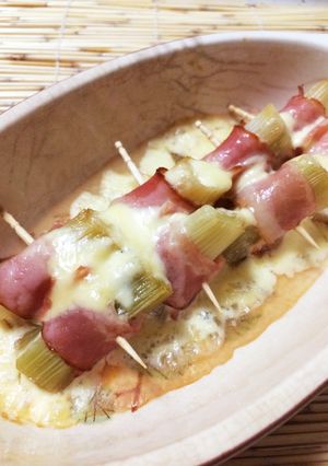 白ねぎとベーコンのオーブン焼き-レシピのメイン写真