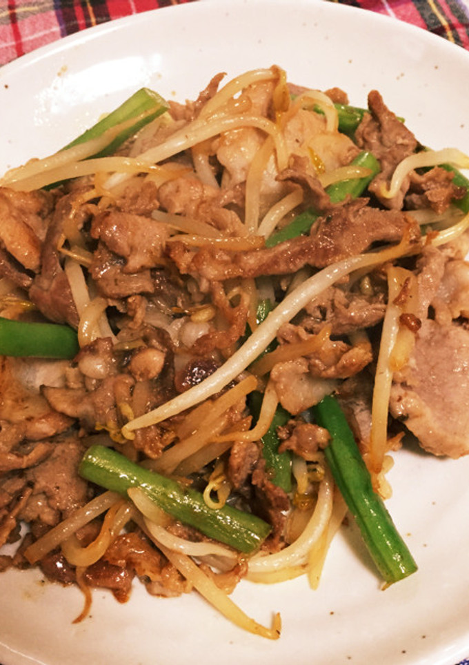 梅しそでさっぱり！豚肉といんげんの炒め物-レシピのメイン写真