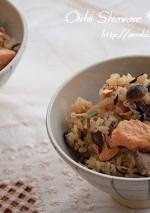 具だくさん♡秋の中華風炊き込みご飯-レシピのメイン写真