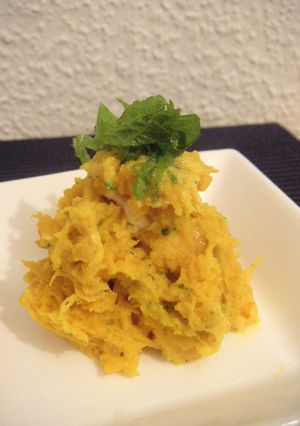 大葉にんにく風味のかぼちゃサラダ-レシピのメイン写真