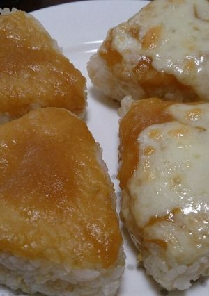 すぐ溶ける『料亭の味』で簡単焼きおにぎり-レシピのメイン写真