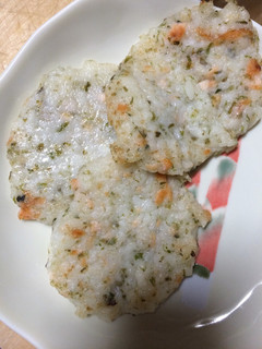 離乳食に♡もちもち鮭うどん焼き-レシピのメイン写真
