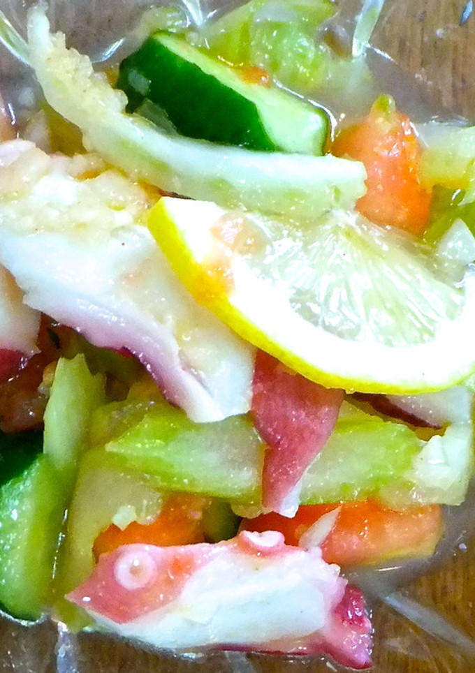たこと野菜のセビーチェ風-レシピのメイン写真