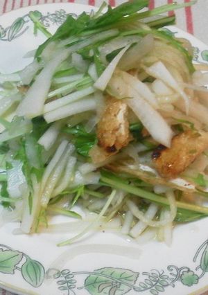 大根と水菜のサラダ～青じそ風味♪-レシピのメイン写真