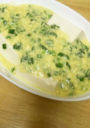 ふんわりニラ玉餡の旨豆腐-レシピのメイン写真