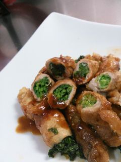 お手軽!豆苗の肉巻き-レシピのメイン写真