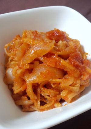 お弁当冷凍惣菜に！切り干し大根のトマト煮-レシピのメイン写真