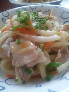 白だしで簡単味付け!焼きうどん-レシピのメイン写真