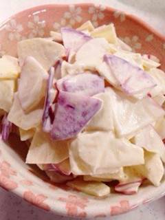 簡単★赤大根サラダ-レシピのメイン写真