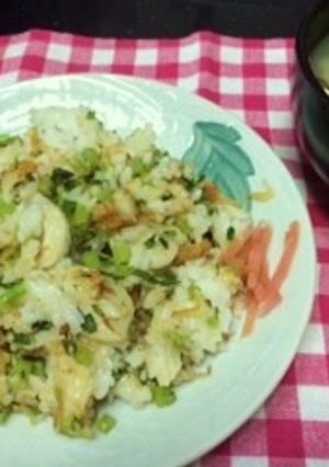 大根の葉のカルシウム炒飯。-レシピのメイン写真