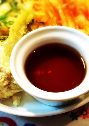 人参のてんぷらとパクチーの入ったかき揚げ-レシピのメイン写真