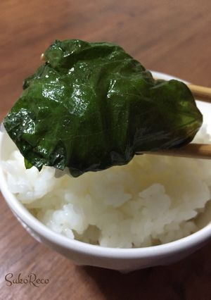 ご飯のお供♡絶品ご飯が進む♪大葉ペタペタ-レシピのメイン写真