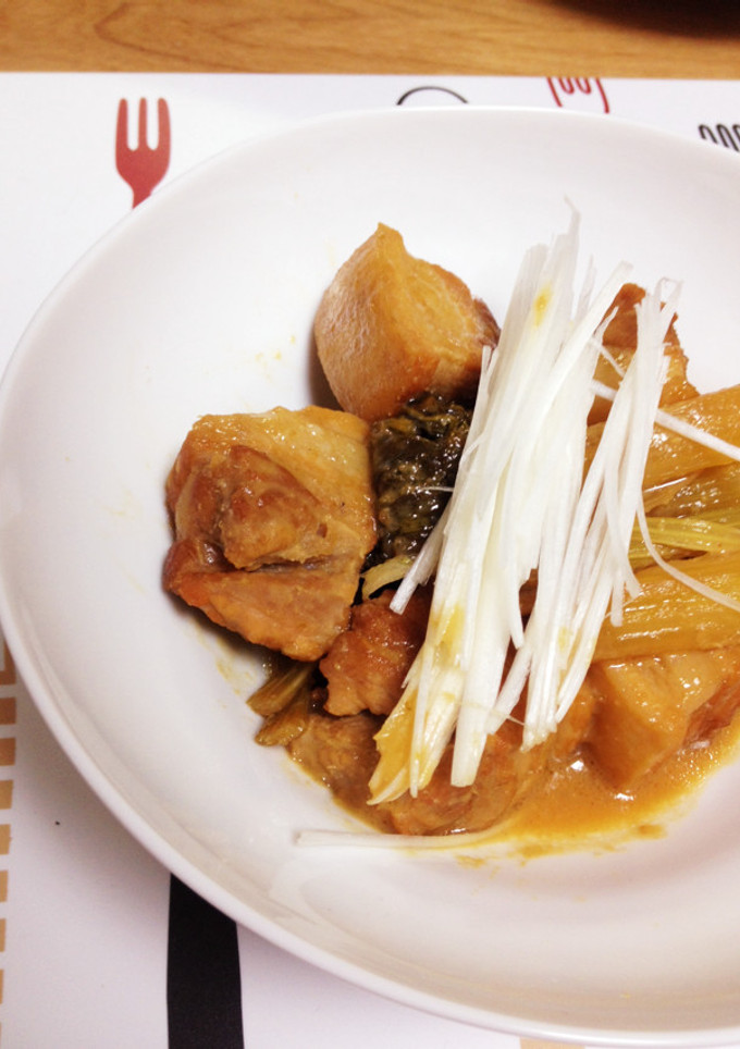 とろっとろ♪ 味噌とゆず胡椒の豚角煮-レシピのメイン写真