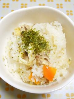さば缶で生姜風味の炊きこみご飯-レシピのメイン写真