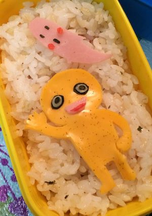 妖怪ウォッチ☆砂夫＆ボー坊☆キャラ弁-レシピのメイン写真