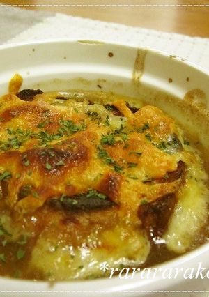 レンジで時短☆オニオングラタンスープ-レシピのメイン写真