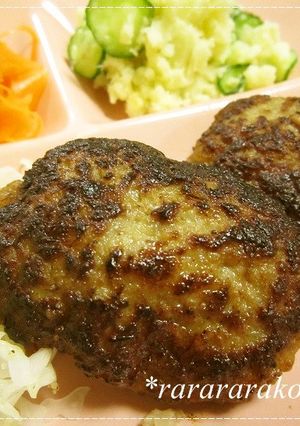 フープロで時短☆簡単おいしいハンバーグ-レシピのメイン写真