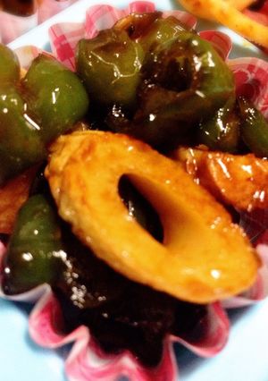 ☆ちくわとピーマンの甘辛☆お弁当☆-レシピのメイン写真