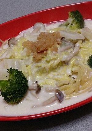 今でしょ！たらこと白菜のクリームパスタ✿-レシピのメイン写真