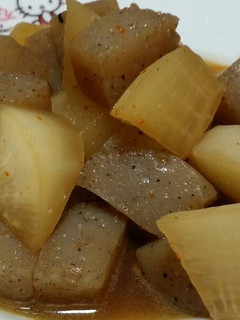 大根とこんにゃくのヘルシー煮物-レシピのメイン写真