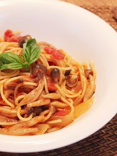 煮込みハンバーグのリメイクパスタ☆-レシピのメイン写真