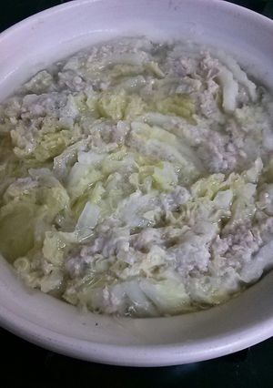 白菜と挽き肉のミルフィーユ鍋-レシピのメイン写真