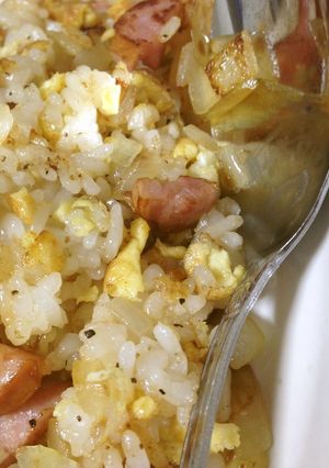 ある食材で作るチャーハン!-レシピのメイン写真