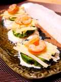＊エビ湯葉アボカドでヘルシーカナッペ風⁂