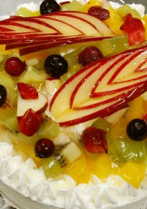 クリスマスケーキの試作品 完成で~す?。-レシピのメイン写真