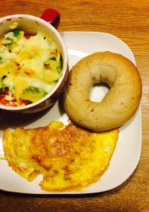 マグカップで簡単サラダグラタン-レシピのメイン写真