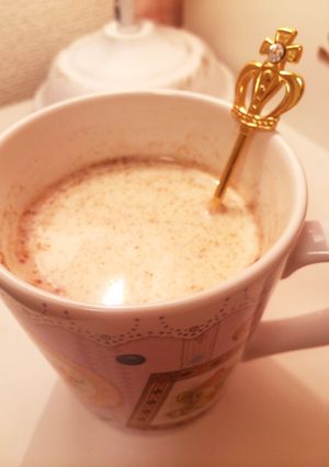 喉に効く？！ ぽかぽかホットミルク☆-レシピのメイン写真