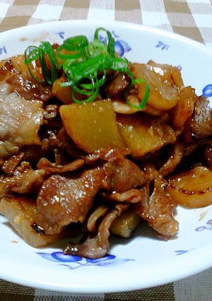 中華風☆大根と豚ｺﾏのｵｲｽﾀｰ炒め♪-レシピのメイン写真
