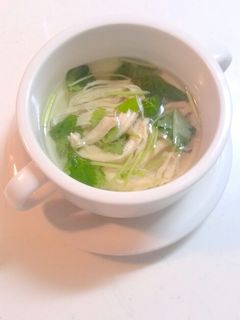 鶏のささ身と三ツ葉の♥ナンプラースープ-レシピのメイン写真