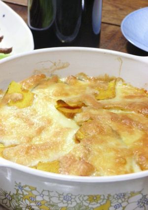 白菜のクリーム煮はかぼちゃと仲良し-レシピのメイン写真