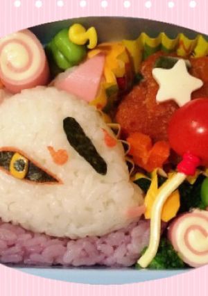 園児キャラ弁 キュウビ 妖怪ウォッチ-レシピのメイン写真