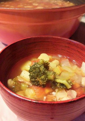 私ん家のミネストローネ♡-レシピのメイン写真